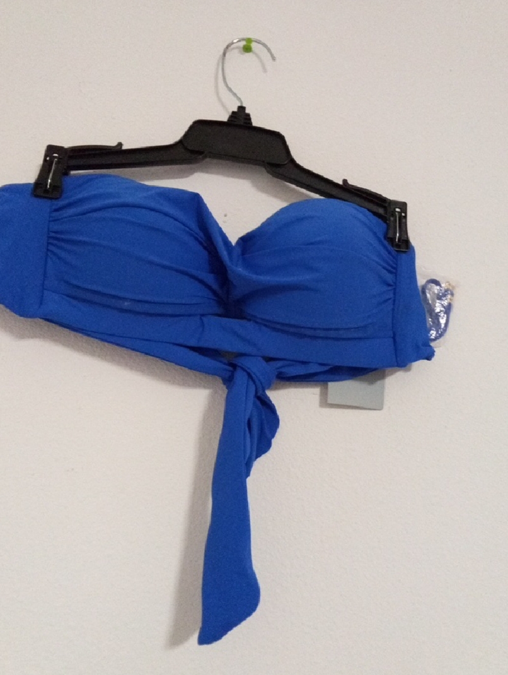Gorgeous BNWT ANTONIO MELANI Blue Bandeau WITH straps XS